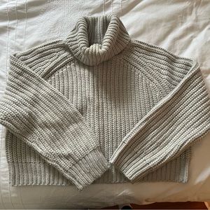 LAST CALL!! Grey knit turtleneck